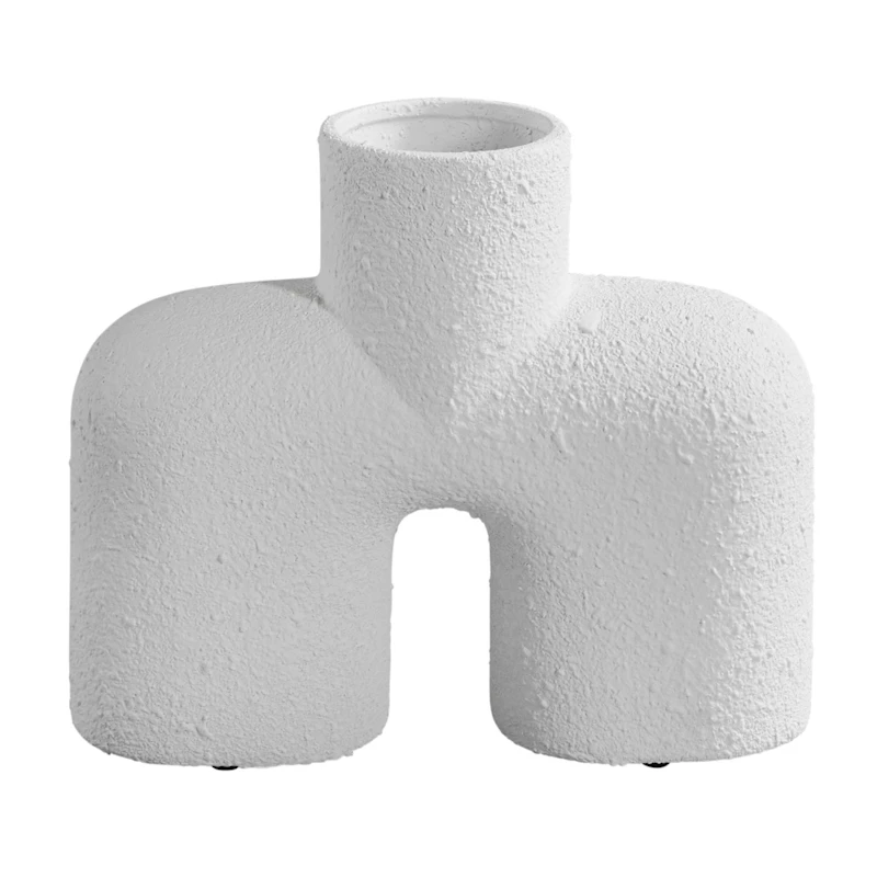 Cobra Uno Dekorative Vase 25 cm, Bubble White