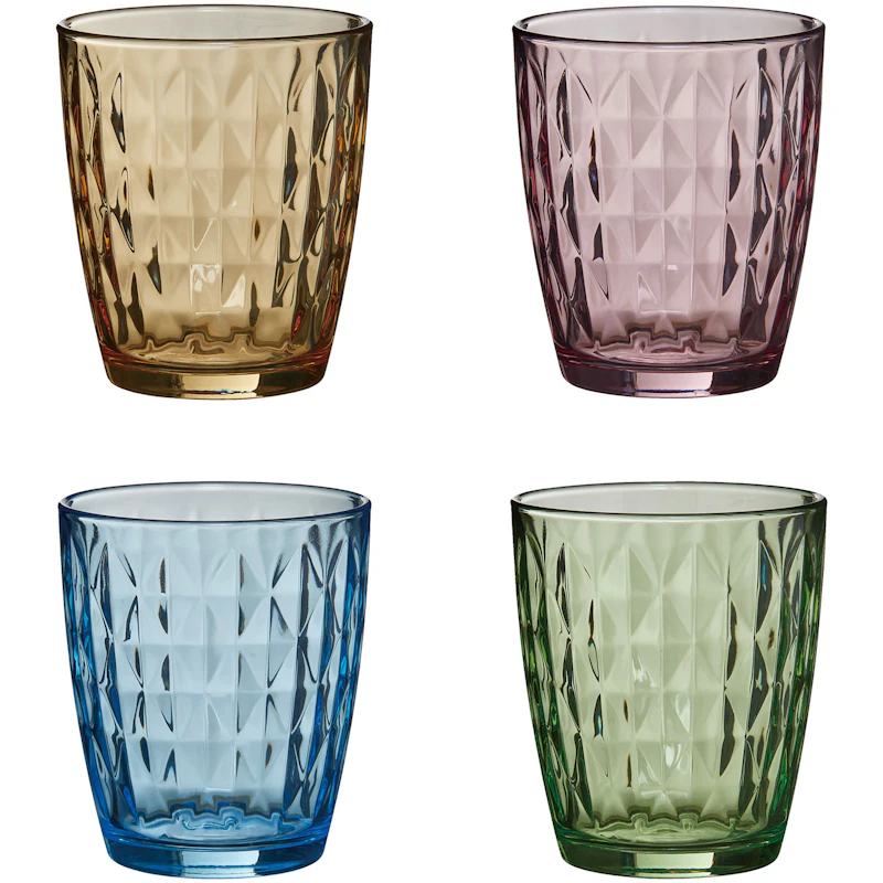 Mosaic Trinkgläser 34 cl, 4-er Set