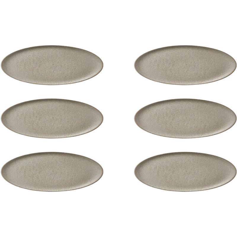 RAW Dessertteller 20 cm 6-er Set, Sandy Beige