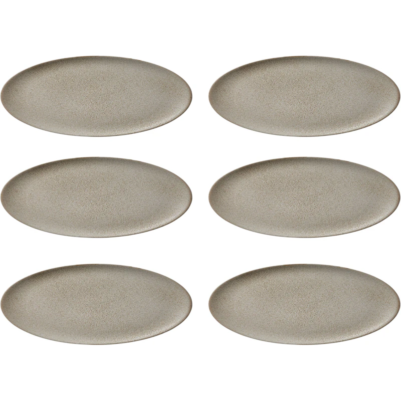 RAW Frühstücksteller 23 cm 6-er Set, Sandy Beige