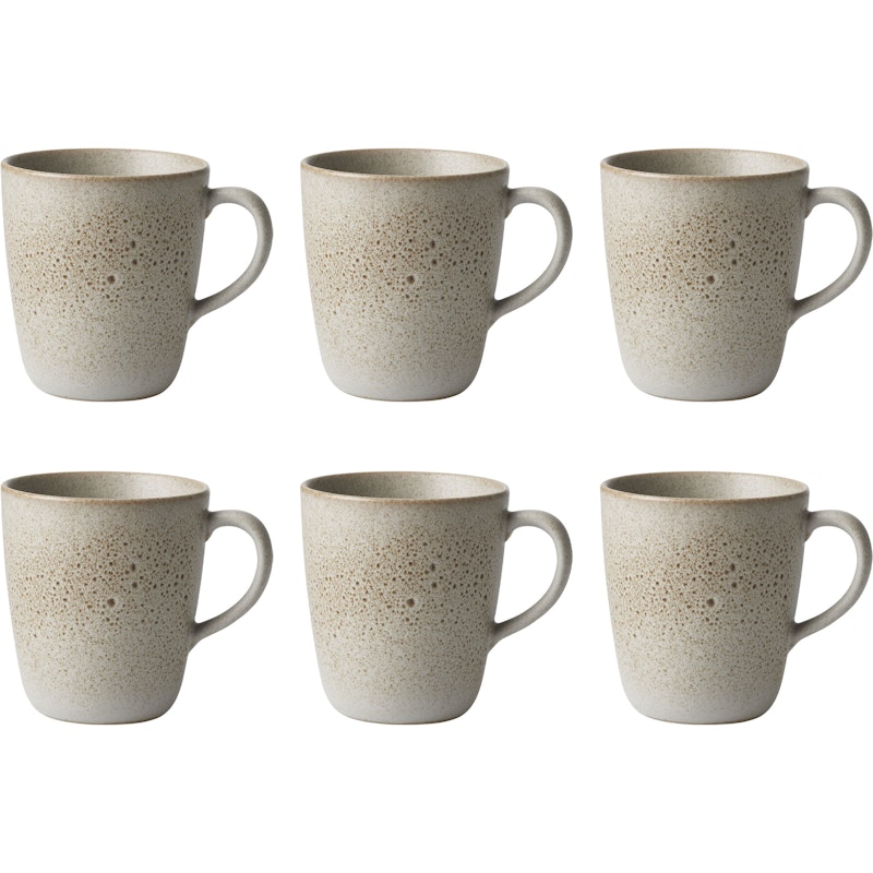 RAW Tasse Mit Griff 35 cl 6-er Set, Sandy Beige