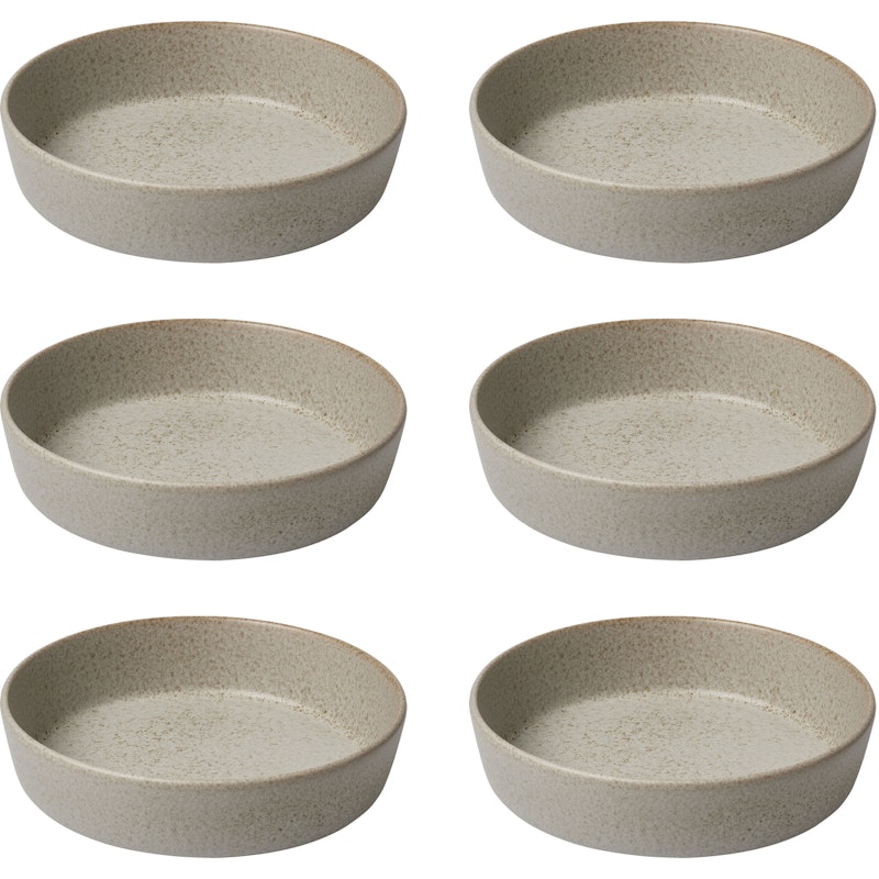 RAW Suppenteller 19,4 cm 6-er Set, Sandy Beige