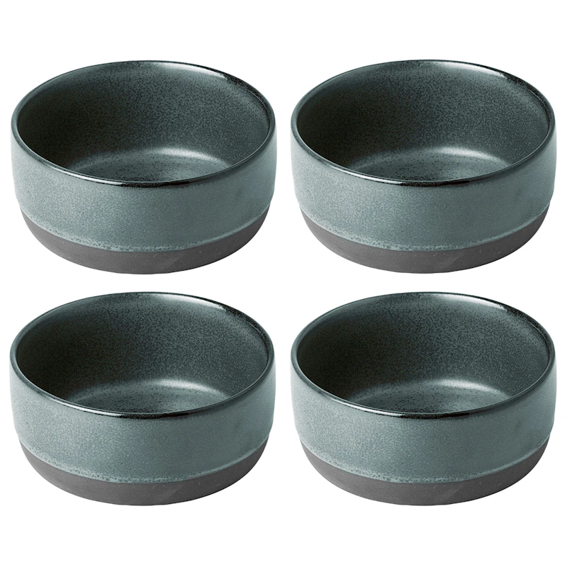 Raw Schüssel 13 cm 4-er Set, Northern Green