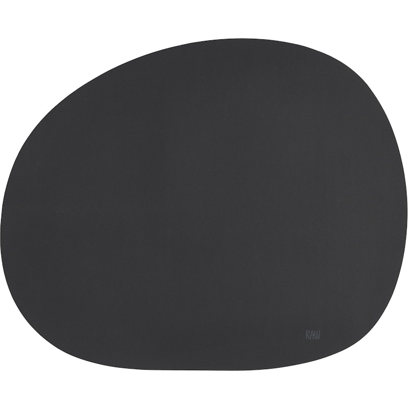 RAW Silicone Tischset Weich 33,5 x 41 cm, Schwarz