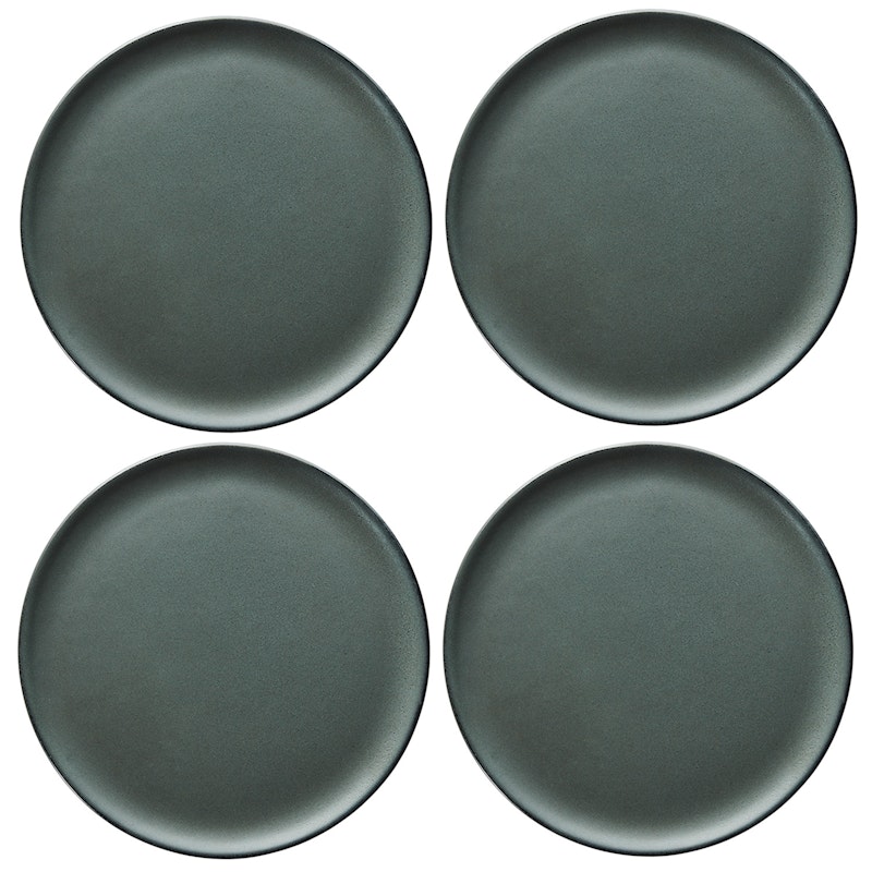 Raw Speiseteller 28 cm 4-er Set, Northern Green