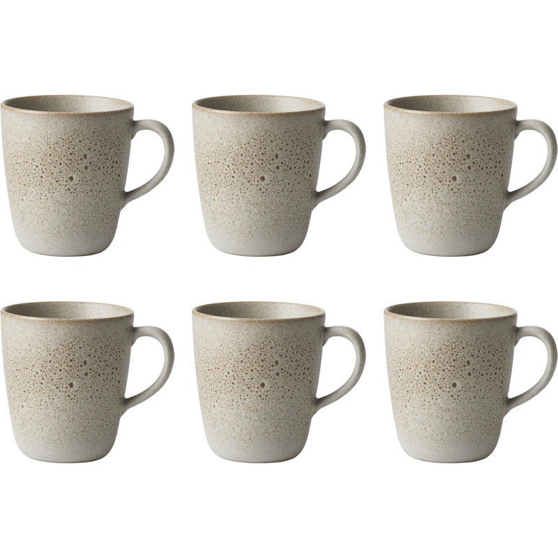 RAW Tasse Mit Griff 35 cl 6-er Set, Sandy Beige