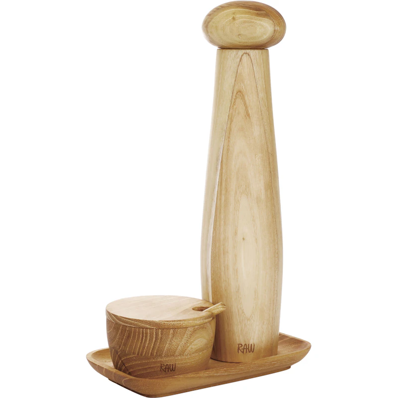 RAW Teak Salz- Und Pfeffermühlenset