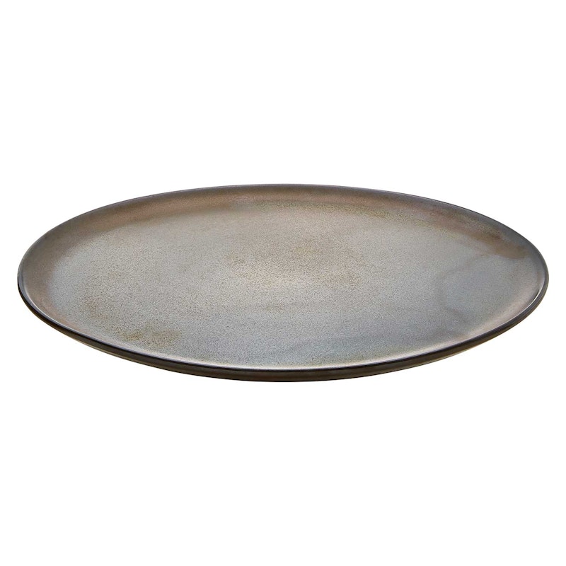 Raw Teller 28 cm, Metallic Brown