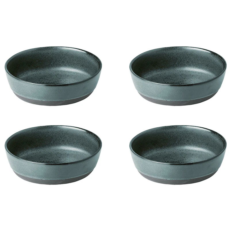 Raw Tiefer Teller 19,4 cm 4-er Set, Northern Green