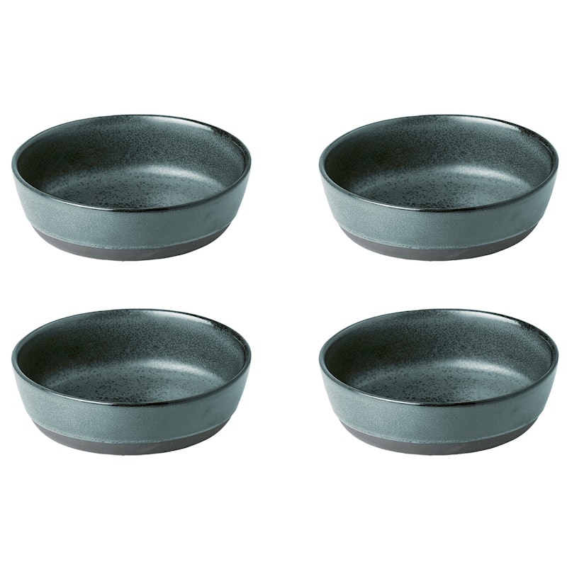 Raw Tiefer Teller 19,4 cm 4-er Set, Northern Green