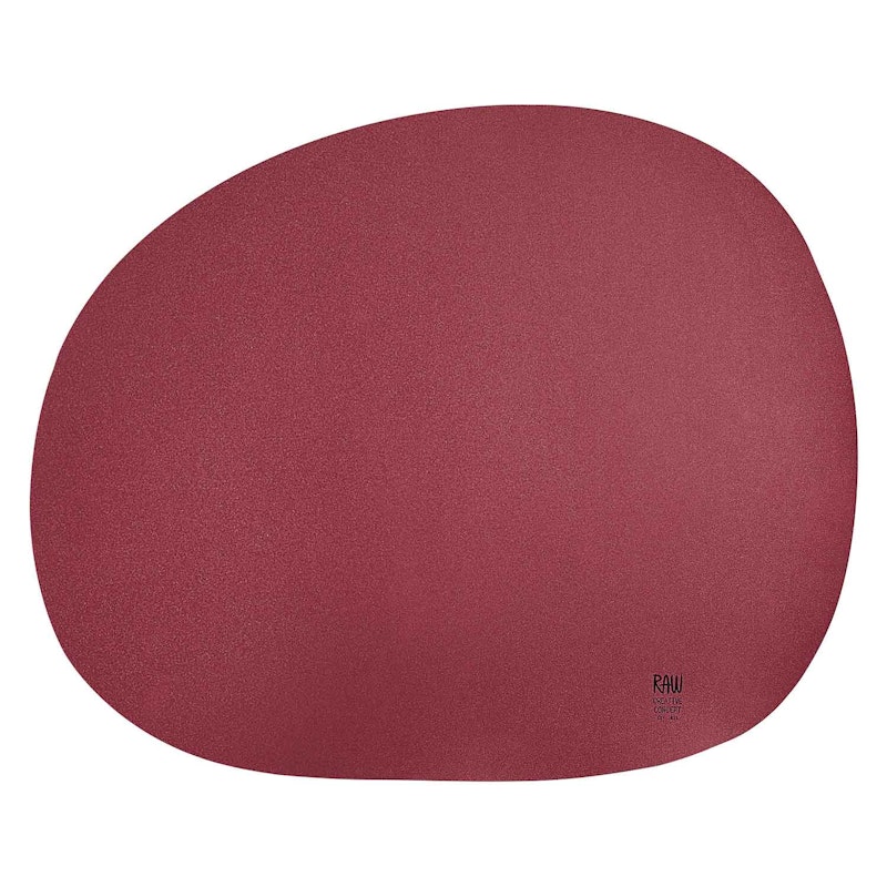 Raw Organic Tischset 33,5x41 cm, Rot