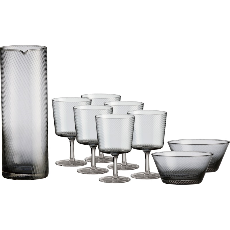 RAW Unique Swirl Set 9-er Set, Smoke