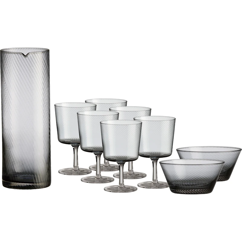 RAW Unique Swirl Set 9-er Set, Smoke