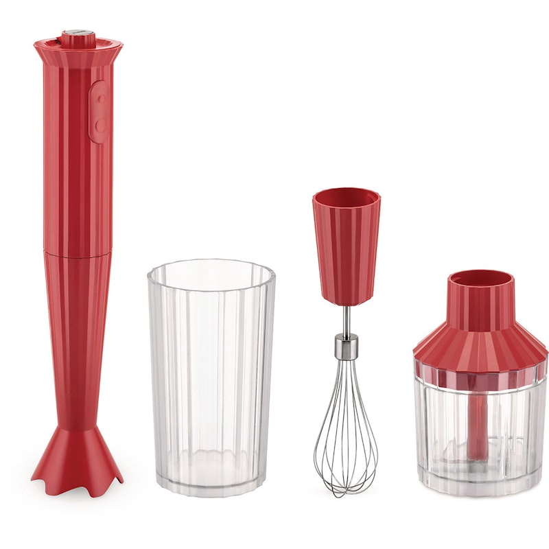 Plissé Stabmixer, Rot