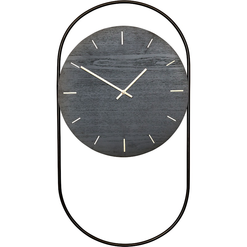 A-Wall Wanduhr, Schwarz