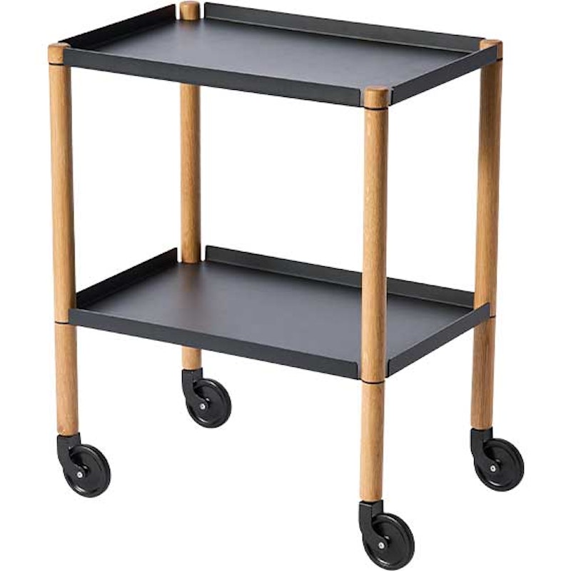 Connect Tabletttisch, Eiche / Schwarzmatt