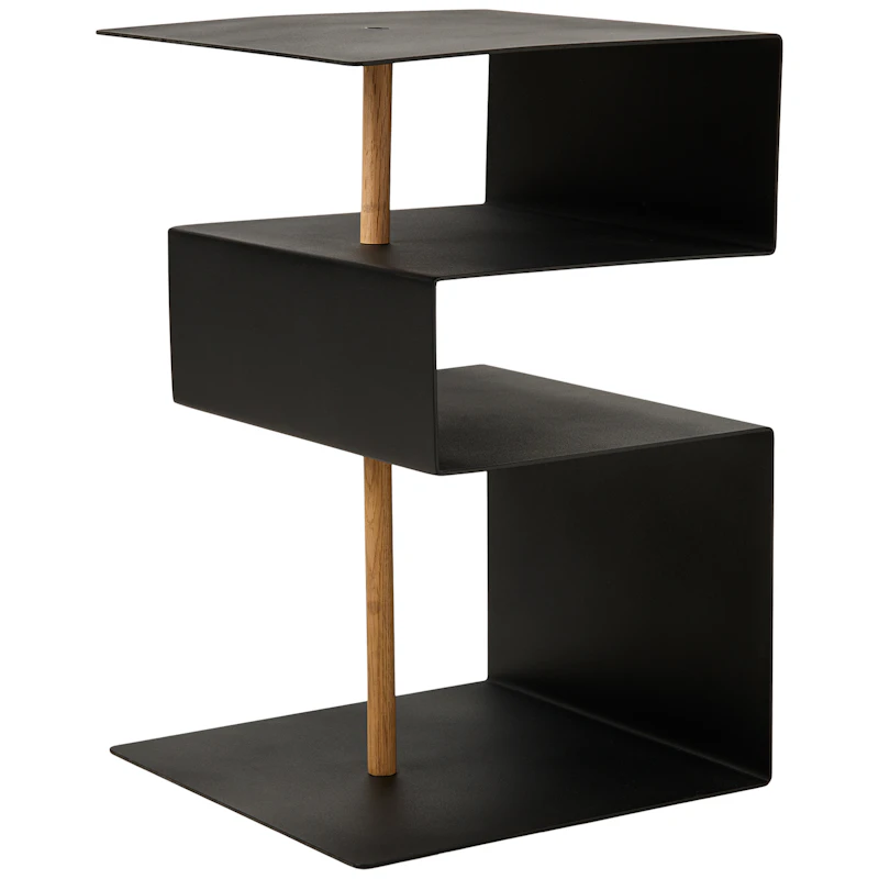 Edge Beistelltisch, Schwarz