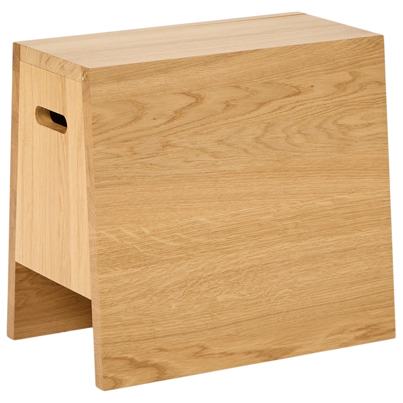 Plinth Hocker, Eiche