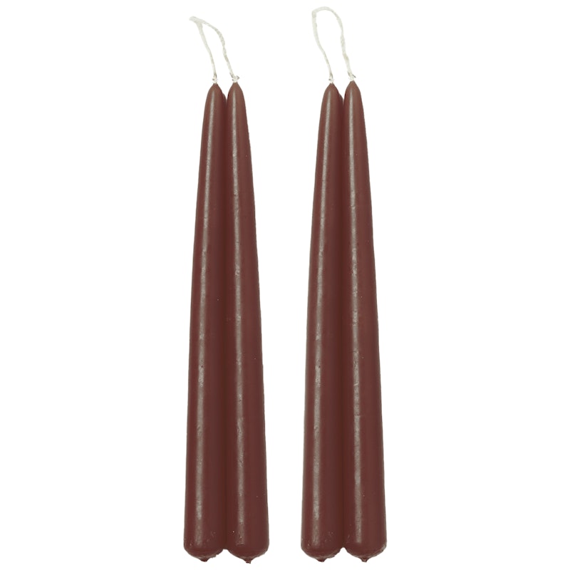 Blossom Kerzen 4-er Set, Geräucherte Eiche