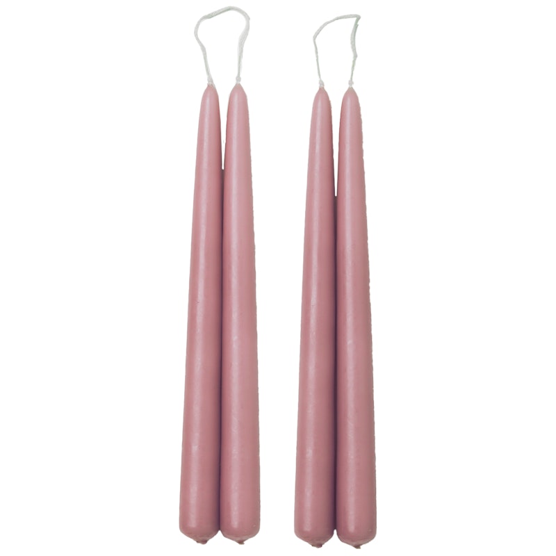 Blossom Kerzen 4-er Set, Warm Rose