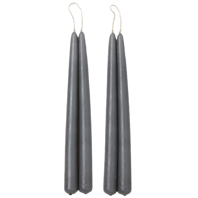 Blossom Kerzen 4-er Set, City Grey