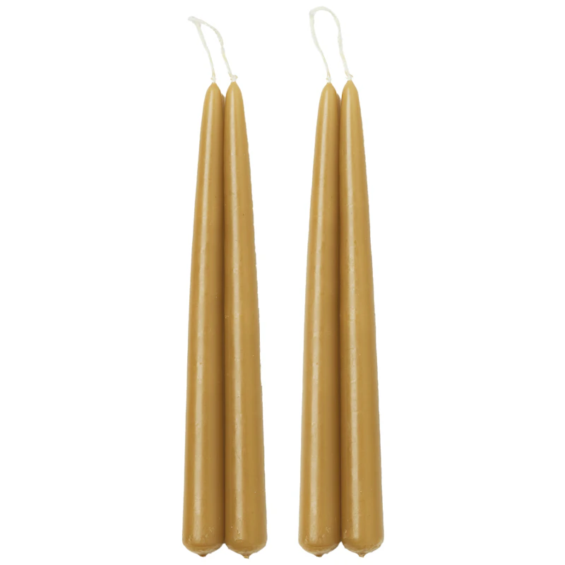 Blossom Kerzen 4-er Set, Oiled Oak