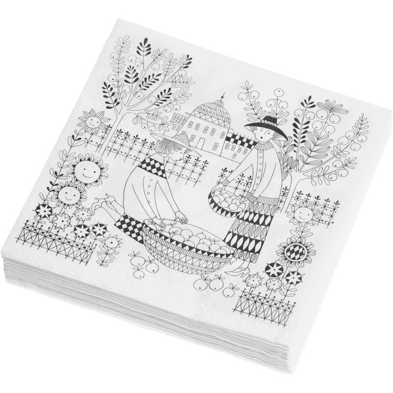 Emilia Serviette 33x33 cm 20-er Set