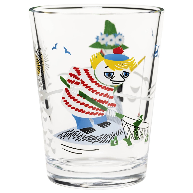 Moomin Trinkglas 22 cl, Fishing