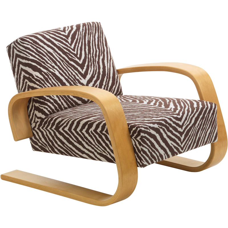 400 Tank Sessel, Zebra / Honigfarbig