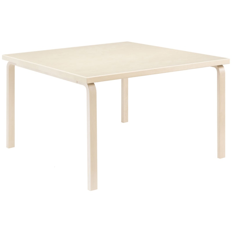 Aalto 84 Tisch Quadratisch 120x120 cm, Birke