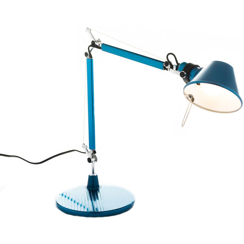 Tolomeo Micro Tischlampe, Eloxiert Blau