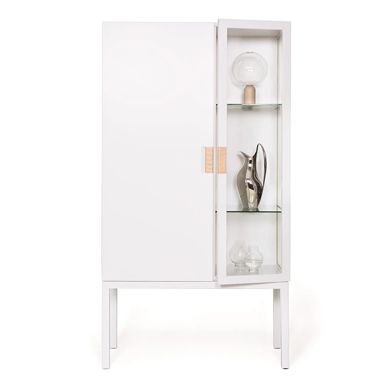 Frame Semi Cabinet, White