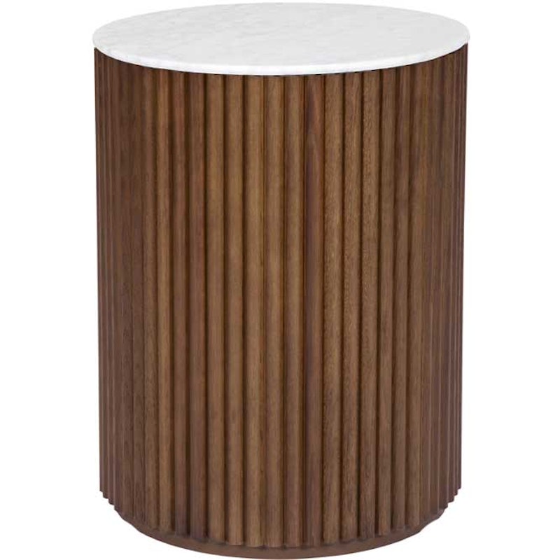 Petit Palais Sideboard Marmor 55 cm, Teakholz