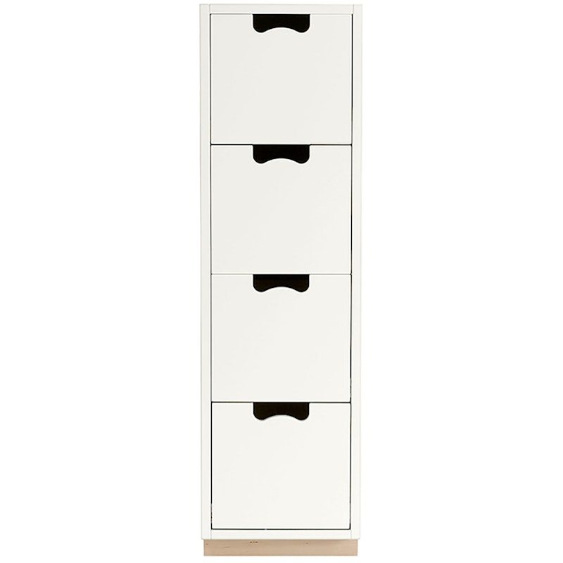 Snow Drawer J4 White (Standard: Oak base)