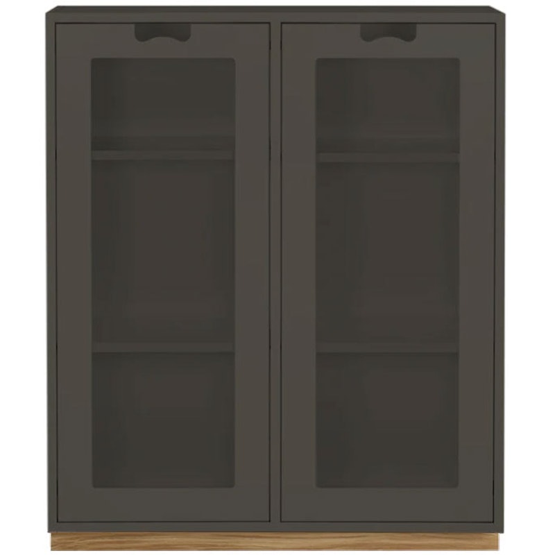 Snow E Glasvitrine 30 cm, Taupe