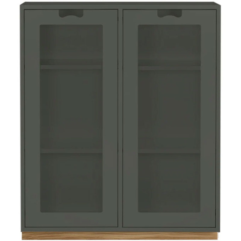 Snow E Glasvitrine 30 cm, Green Khaki