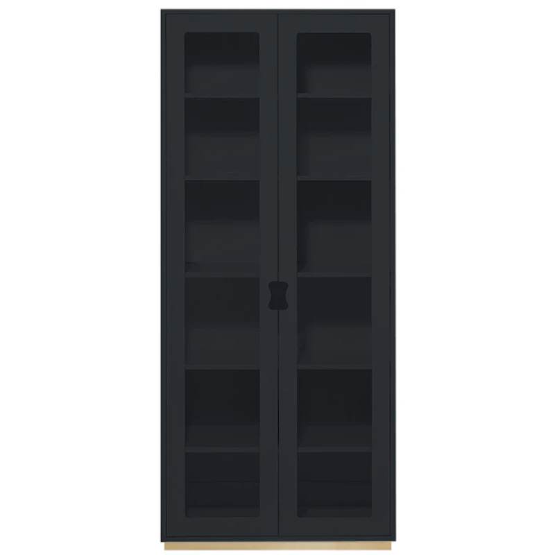 Snow F Glasvitrine 30 cm, Char Grey