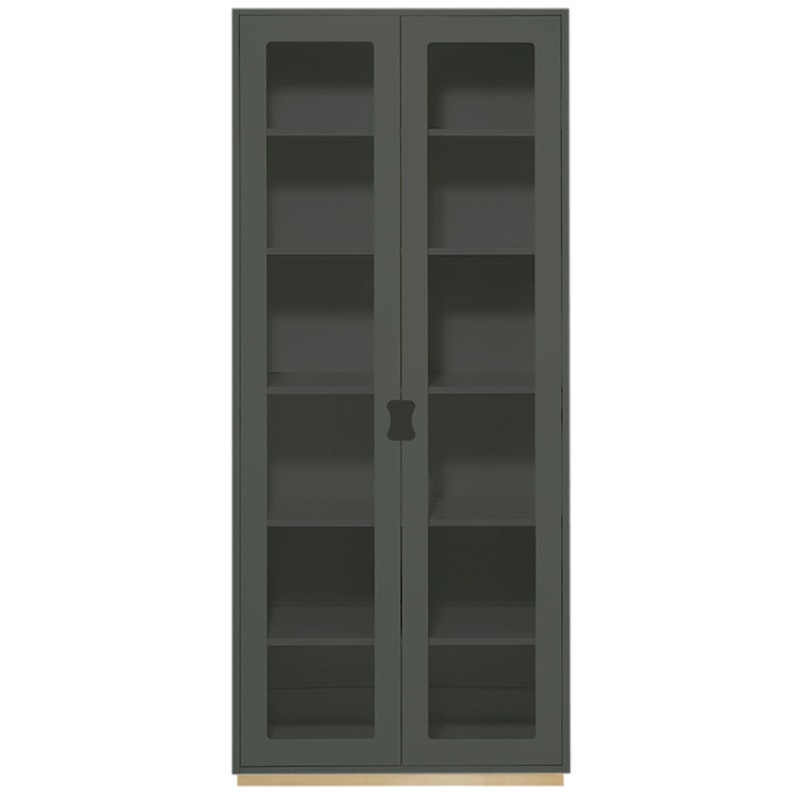 Snow F Glasvitrine 30 cm, Green Khaki