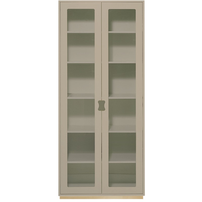 Snow F Glasvitrine 42 cm, Dark Sand