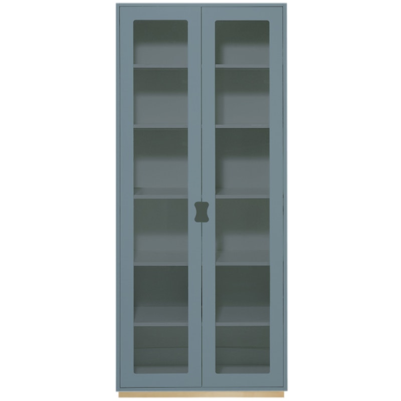 Snow F Glasvitrine 42 cm, Nordic Blue