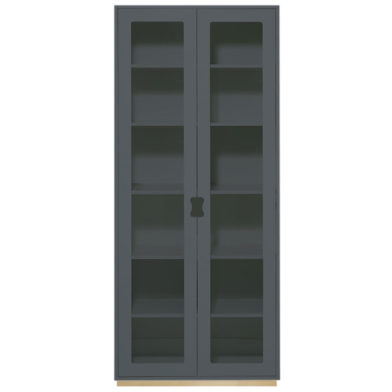 Snow F Glasvitrine 42 cm, Storm Grey