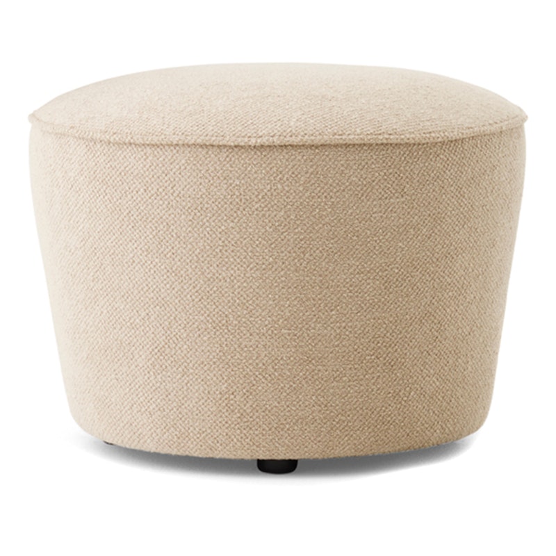 Cairn Pouf Ø60 cm, Bouclé 02 Beige