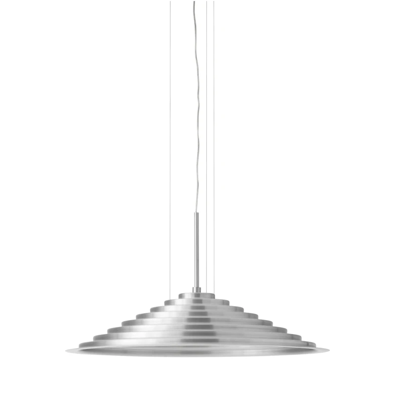 Chancery Hängelampe Ø75 cm, Gebürstet Aluminiumfarben