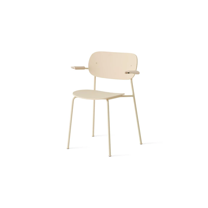 Co Dining Chair With Armrests Ivory