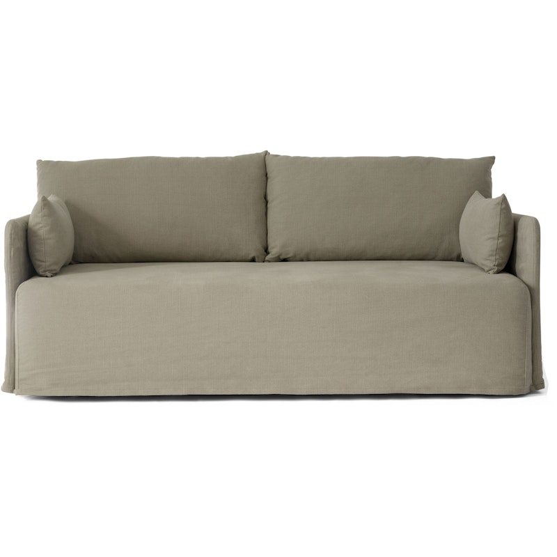 Offset Sofa 2-Sitzer Abnehmbarer Bezug Cotlin, Poppy Seed