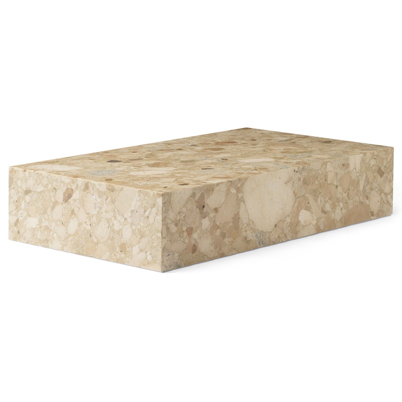 Plinth Grand Kaffeetisch 76x137 cm, Kunis Breccia