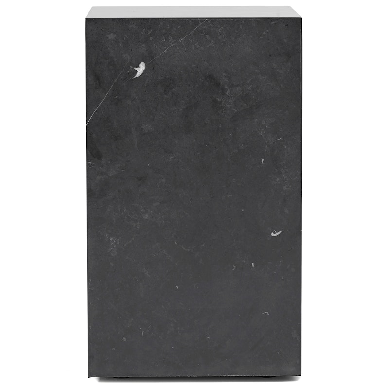 Plinth Tall Beistelltisch 51x30 cm, Marquina Marmor