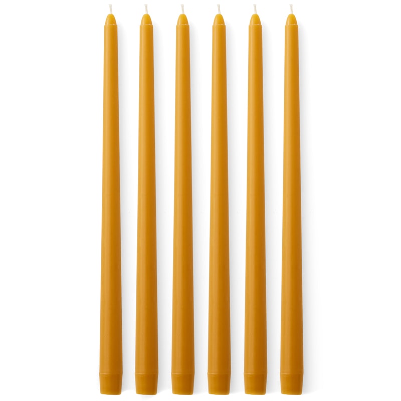 Spire Kerze 6-er Set, Ochre