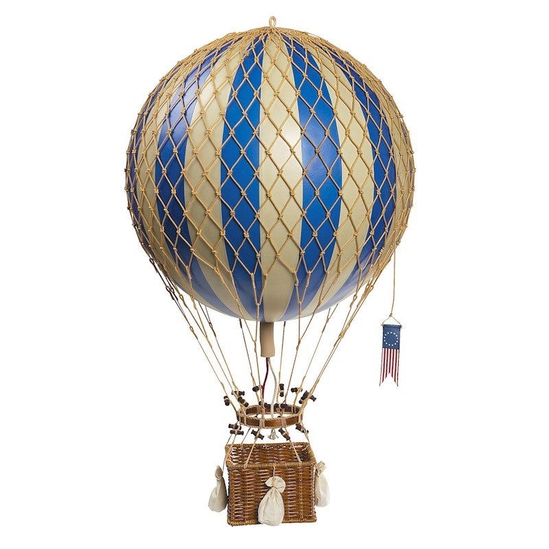 Royal Aero Heißluftballon 32x56 cm, Blau