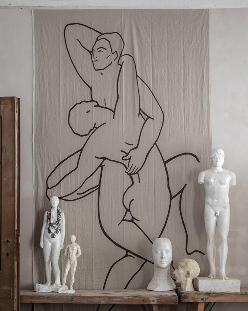 We Kunstwerk Limited Edition 165x320 cm, Man + Man